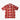 Lehua Quilt Aloha Shirt in Red, flat lay - Made in Hawaii by Hilo Hattie