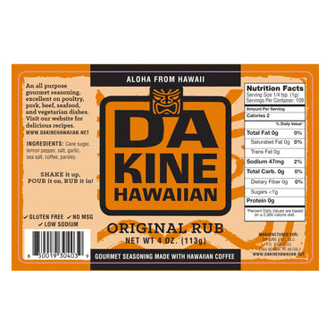Da Kine Hawaii Rub