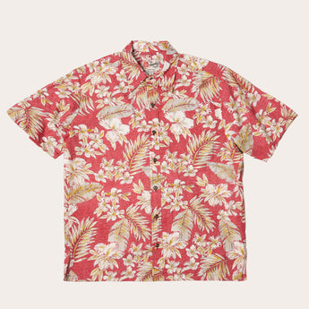 Pen & Ink Botanical Aloha Shirt