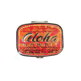 Hawaiian Themed Pillbox