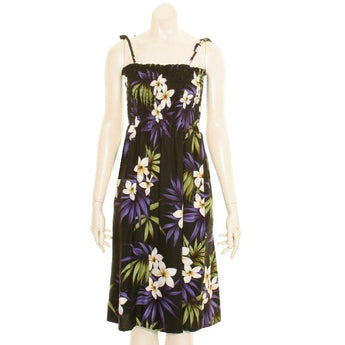 Plumeria Cluster Tube Dress