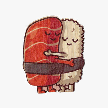 Bamboo Sticker / Spam Musubi Hugging