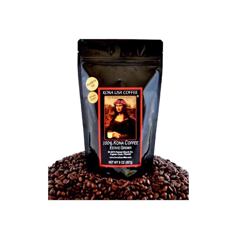 Cona Lisa Kona Lisa 100% Kona Coffee Macadamia Nut Whole Bean – Hilo Hattie