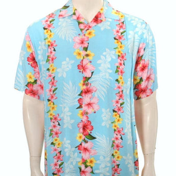 Plumeria Panel Aloha Shirt